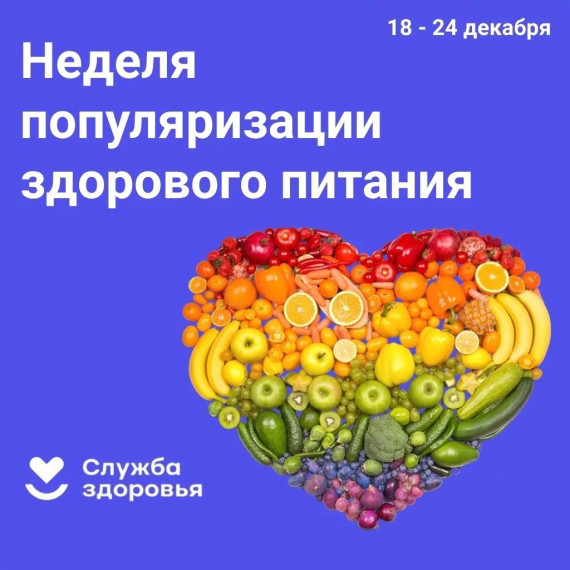 Неделя популяризации здорового питания.
